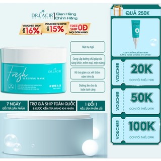 Kem Dưỡng Da, Dùng Đắp Mặt Nạ Ngủ Thạch Anh Tươi Dr. Lacir Fresh Sleeping Mask