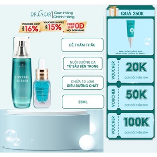 Serum Tinh Thể  và serum 3 ADN Ampoules Crystal Dr Lacir Hỗ Trợ Trắng Da, Ngăn Ngừa Lão Hóa