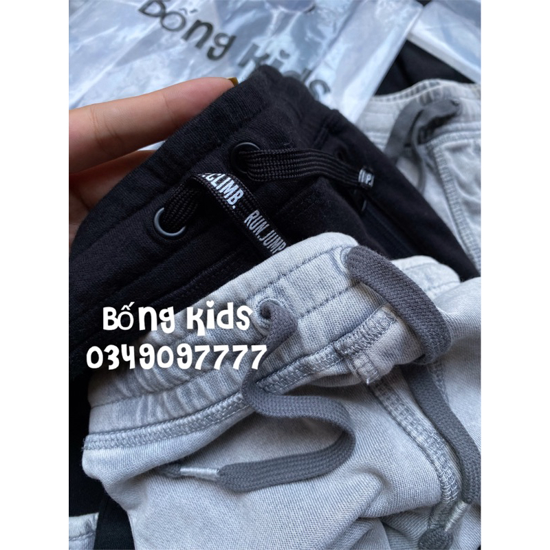 Quần Nỉ Joggers Bé Trai Dây Rút HaM