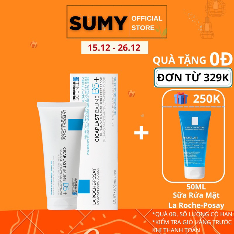 Kem Dưỡng La Roche Posay Cicaplast Baume B5+ Soothing Repairing Balm Dưỡng Ẩm Làm Dịu Và Phục Hồi Da 40ml 100ml - SUMY