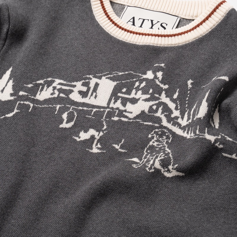 Áo 𝐀𝐓𝐘𝐒® "𝐇𝐎𝐌𝐄𝐋𝐀𝐍𝐃" 𝐊𝐍𝐈𝐓 𝐂𝐎𝐓𝐓𝐎𝐍 𝐒𝐖𝐄𝐀𝐓𝐄𝐑