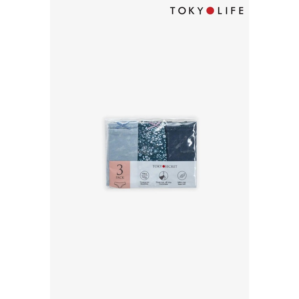 Quần lót NỮ gói 3chiếc TOKYOLIFE S9UND208K ( GIAO MÀU NGẪU NHIÊN )