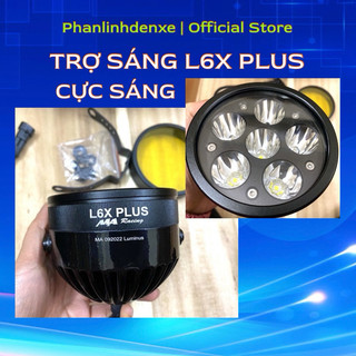 TẶNG LEN VÀNG Trợ sáng L6X PLUS SIÊU SÁNG hàng MA Racing 50w