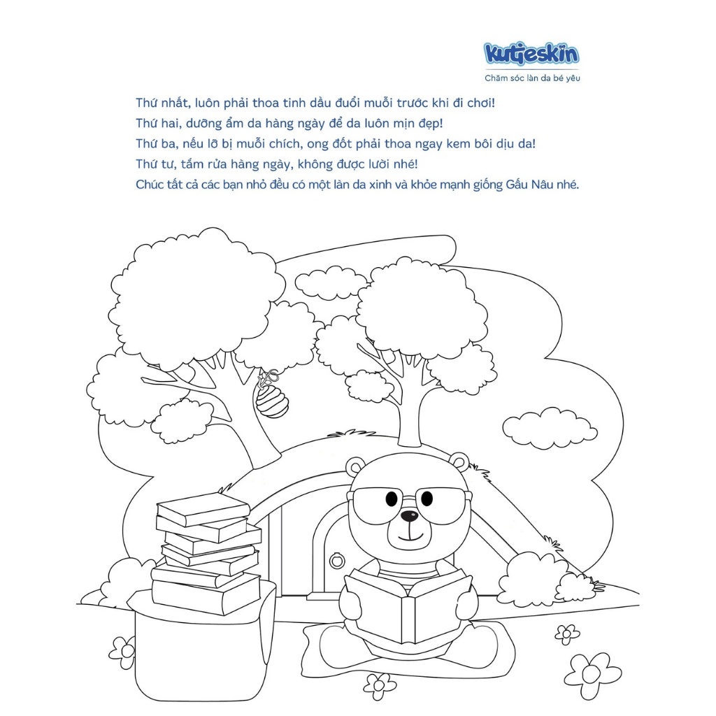 2 quyển tập tô cho bé Kutieskin - HN0527-2