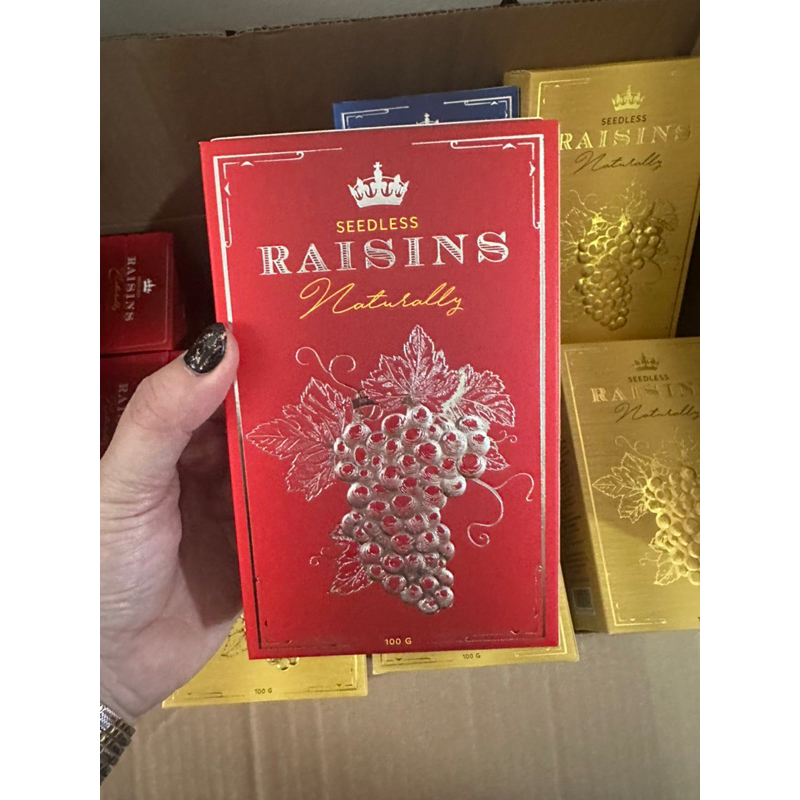 NHO RAISINS 100gr MẪU ĐẸP SANG