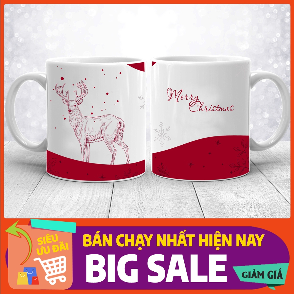 LY SỨ GIÁNG SINH, LY NOEL, QUÀ TẶNG GIÁNG SINH, QUÀ LƯU NIỆM (C)