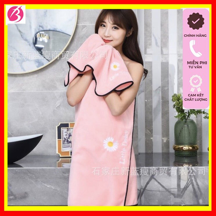 SET 2 KHĂN TẮM + KHĂN MẶT HOA CÚC