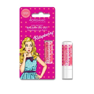 Son dưỡng môi tự nhiên hữu cơ Phúc bồn tử 4Organic 5g