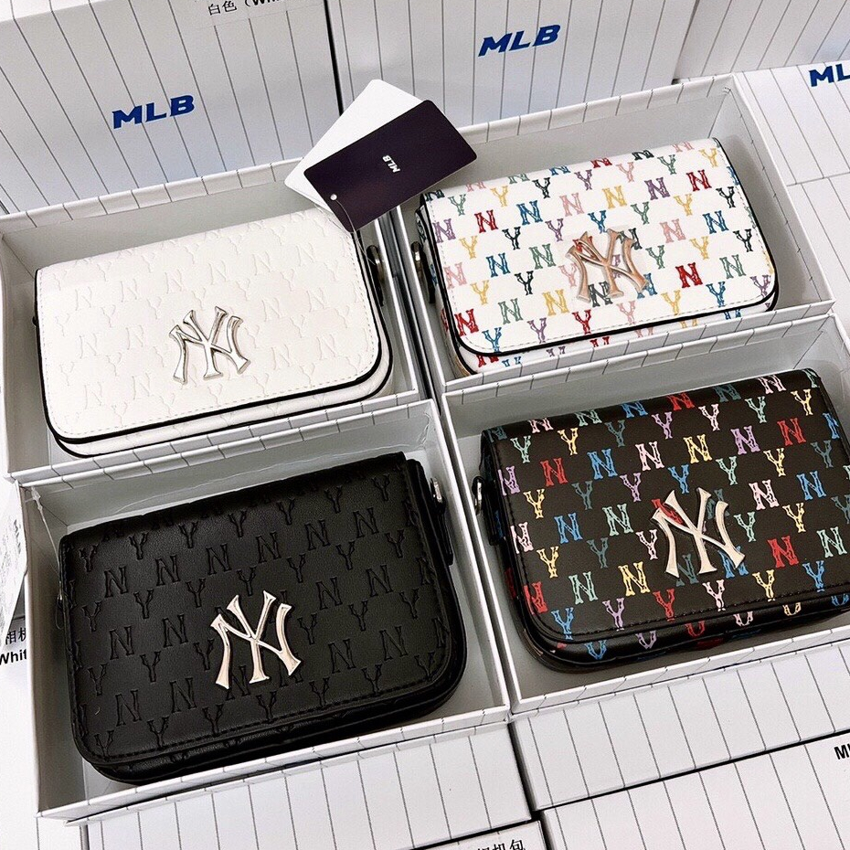 Túi MLB NY full box xuất dư Túi xách nữ MLB dáng hộp full box size 20 - ZENI.STORE