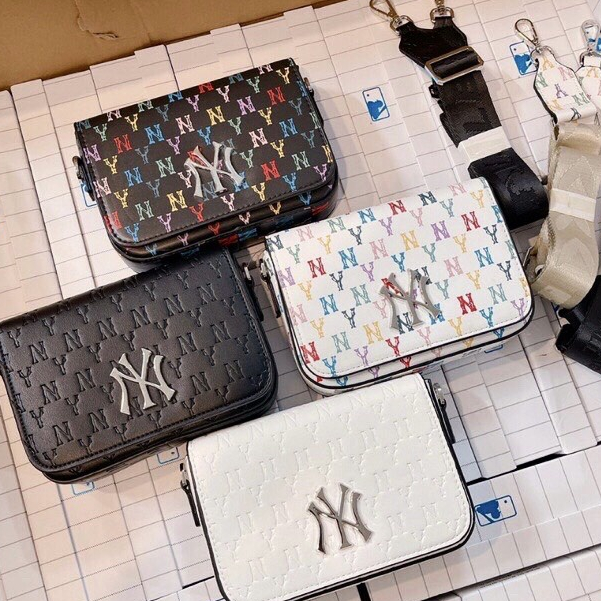 Túi MLB NY full box xuất dư Túi xách nữ MLB dáng hộp full box size 20 - ZENI.STORE