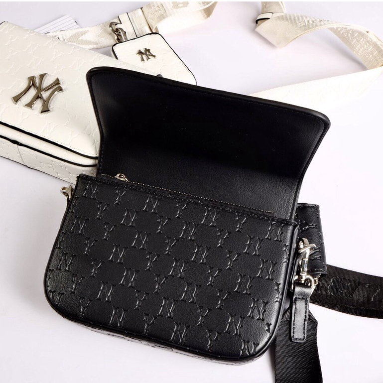 Túi MLB NY full box xuất dư Túi xách nữ MLB dáng hộp full box size 20 - ZENI.STORE