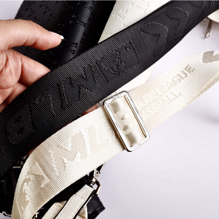 Túi MLB NY full box xuất dư Túi xách nữ MLB dáng hộp full box size 20 - ZENI.STORE