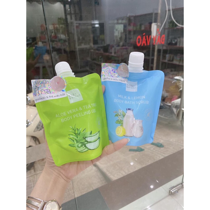 🍋 Muối tắm ủ dưỡng Milk & Lemon Body Bath Scrub