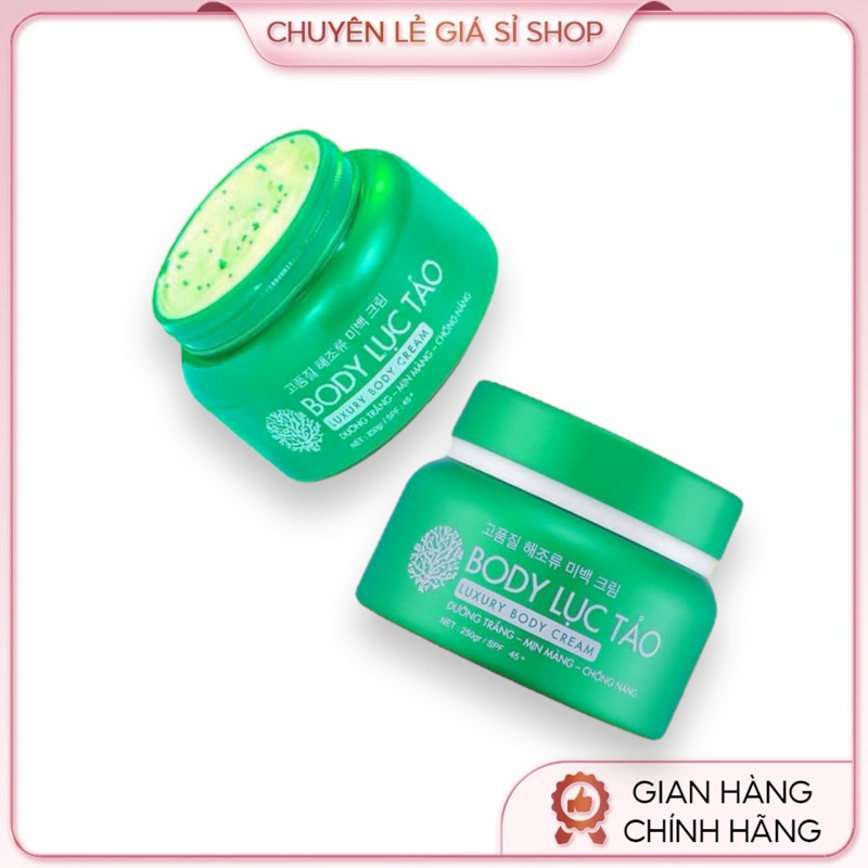 Kem Body Lục Tảo Lam Cosmetics Hộp 250gr