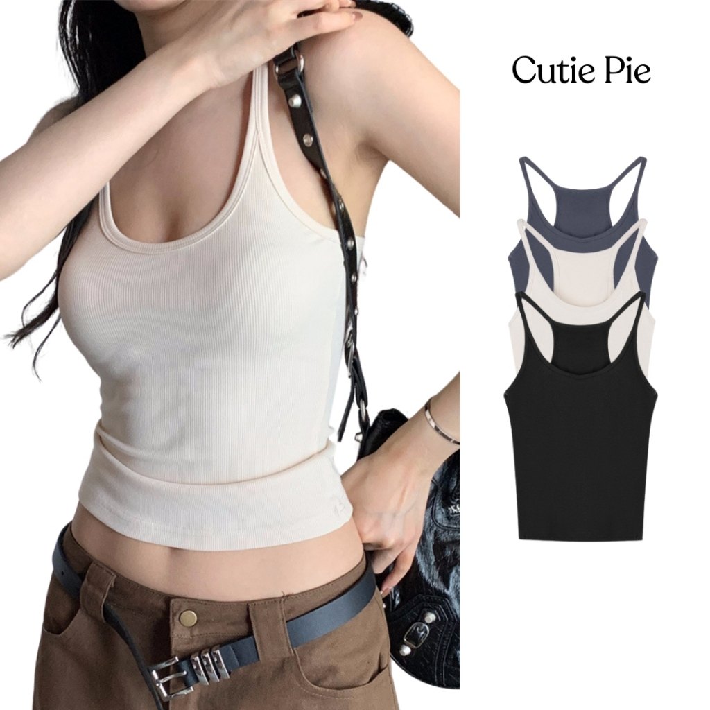 Áo Ba Lỗ Dây Nhỏ Ôm Body Dáng Dài Cao Cấp - CUTIEPIE