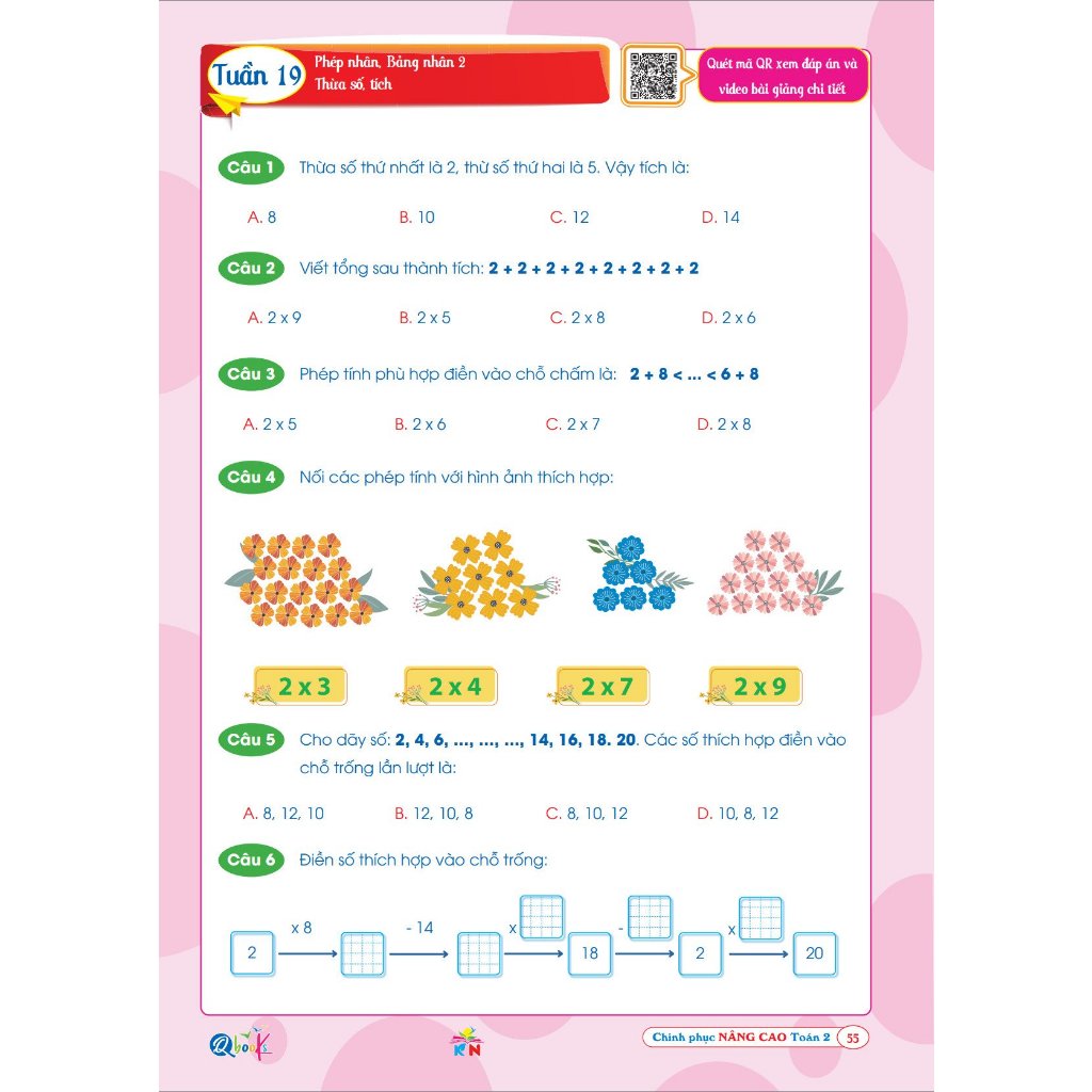 Sách - Chinh Phục Nâng Cao Toán Lớp 2 - Kết Nối Tri Thức Với Cuộc Sống - Cả Năm