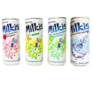 Nước soda sữa Milkis Lotte Hàn Quốc lon 250ml