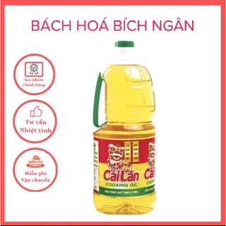 Dầu thực vật tinh luyện cái lân can 2 lít siêu tiết kiệm