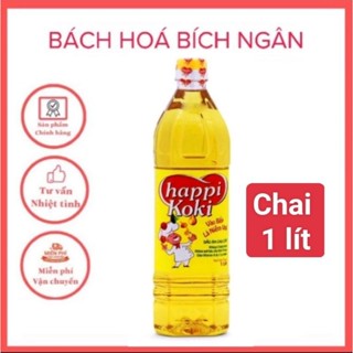 Dầu ăn cao cấp happi koki 1 lít
