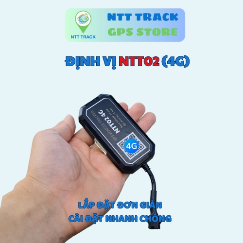 Định vị GPS chống trộm xe máy ô tô ưu đãi mua kèm sim 4G chính hãng NTT02
