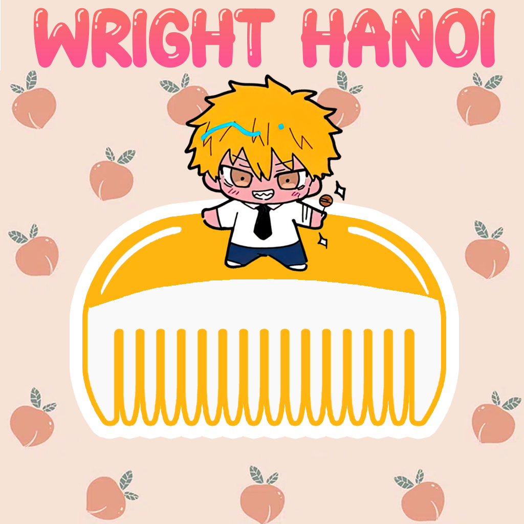 Mô Hình Lược Chainsaw Man Makima Denji Pochita Aki Hayakawa Kobeni Himeno Phụ kiện trang trí sưu tầm chibi cute