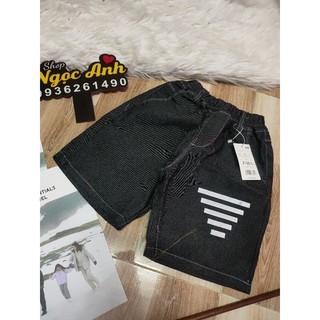 Quần short vải jean cho bé size cồ