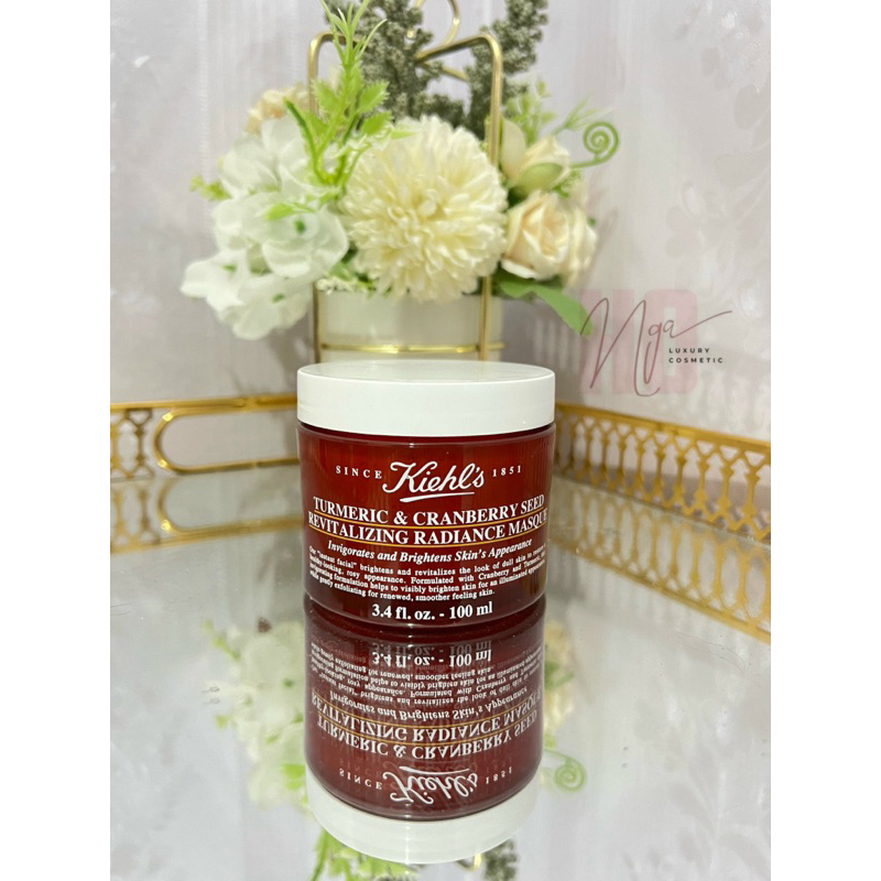 New -2023 -Mặt nạ Nghệ Kiehl's Turmeric & Cranberry Seed Energizing Radiance Masque