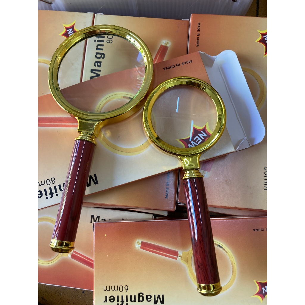 KÍnh lúp thợ bạc-Kính lúp phóng đại to vật 60mm/80mm loại xịn