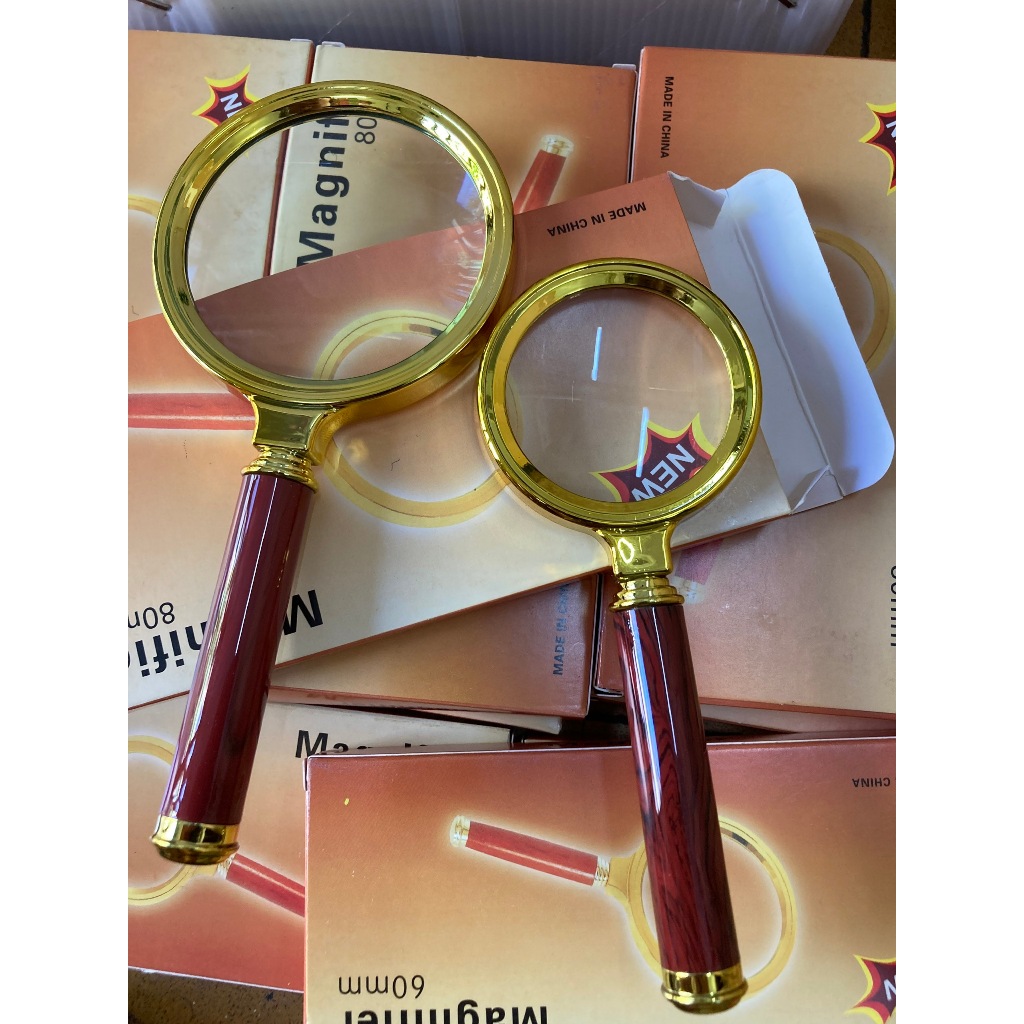 KÍnh lúp thợ bạc-Kính lúp phóng đại to vật 60mm/80mm loại xịn