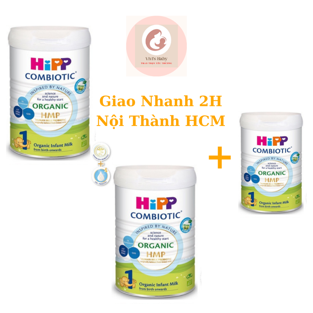 Mua 2 Tặng 1 Sữa HiPP Organic HMP Mẫu Mới Số 1,2,3,4 Date 2024 - 1 Đổi 1 Nếu Lỗi NSX
