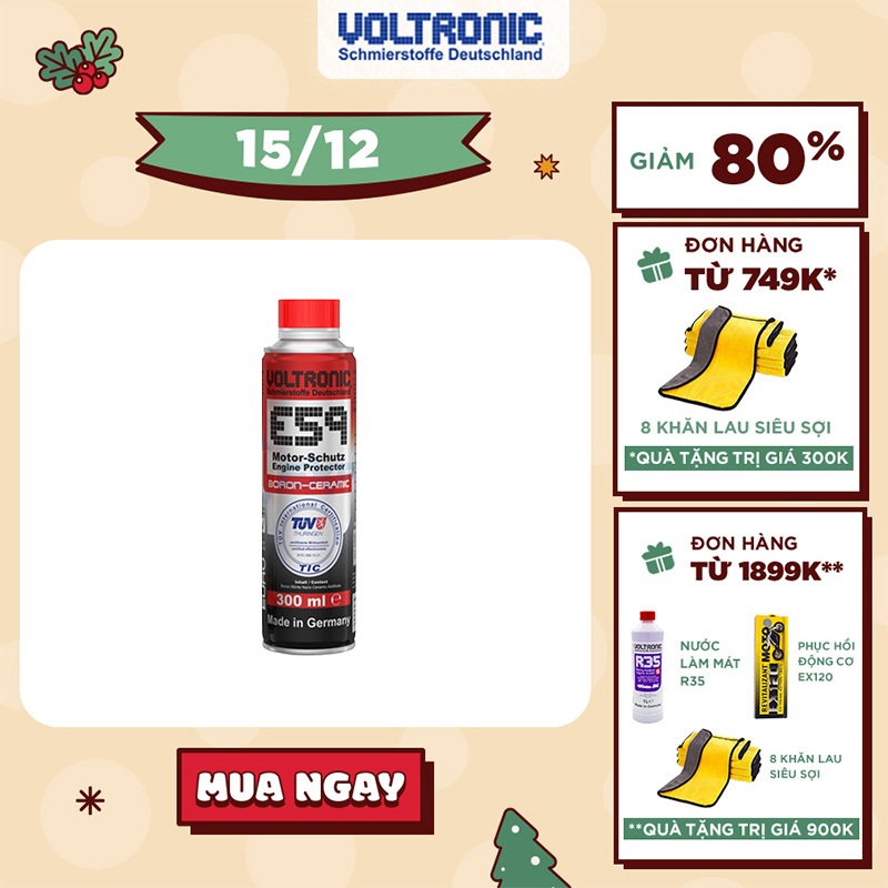 [Hàng tặng không bán] Phụ gia phủ sứ cao cấp nhập khẩu đức VOLTRONIC e59 ceramic 50ml