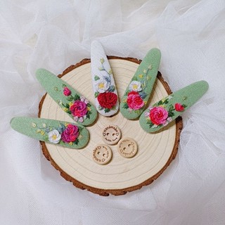 Kẹp tóc thêu tay handmade