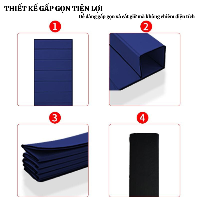 Đệm Ngủ Văn Phòng XUKA 72X195CM Gấp Gọn Mang Đi Dễ Dàng Kèm Túi Đựng