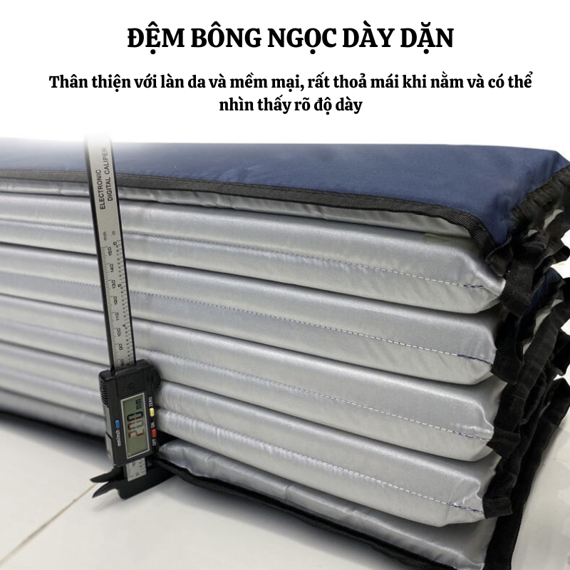 Đệm Ngủ Văn Phòng XUKA 72X195CM Gấp Gọn Mang Đi Dễ Dàng Kèm Túi Đựng