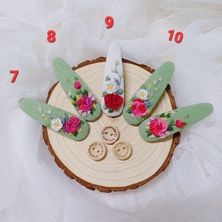 Kẹp tóc thêu tay handmade hàng có sẵn