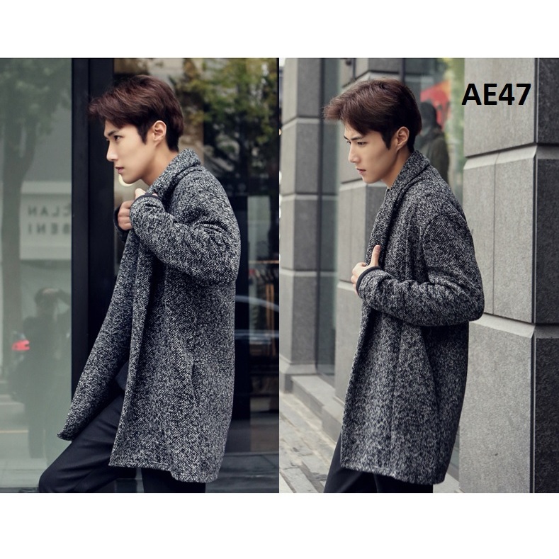 Áo cardigan len nam ĐẸP thời trang