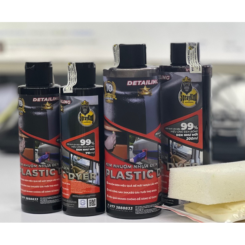 Kem Nhuộm Nhựa Đen_Sprayking Plastic Dyer