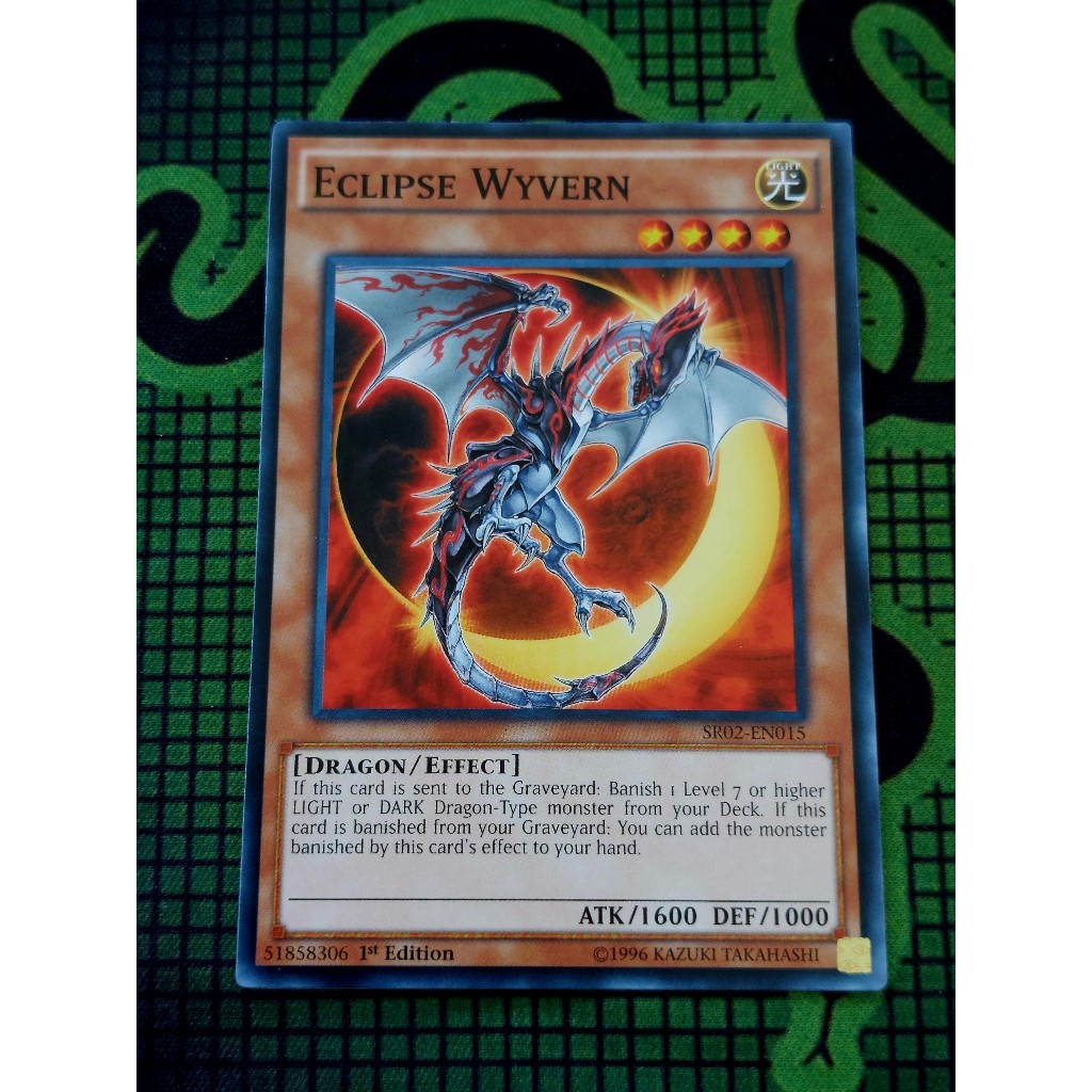 Thẻ Bài Yugioh Monster Eclipse Wyvern - SR02-EN015 - Common