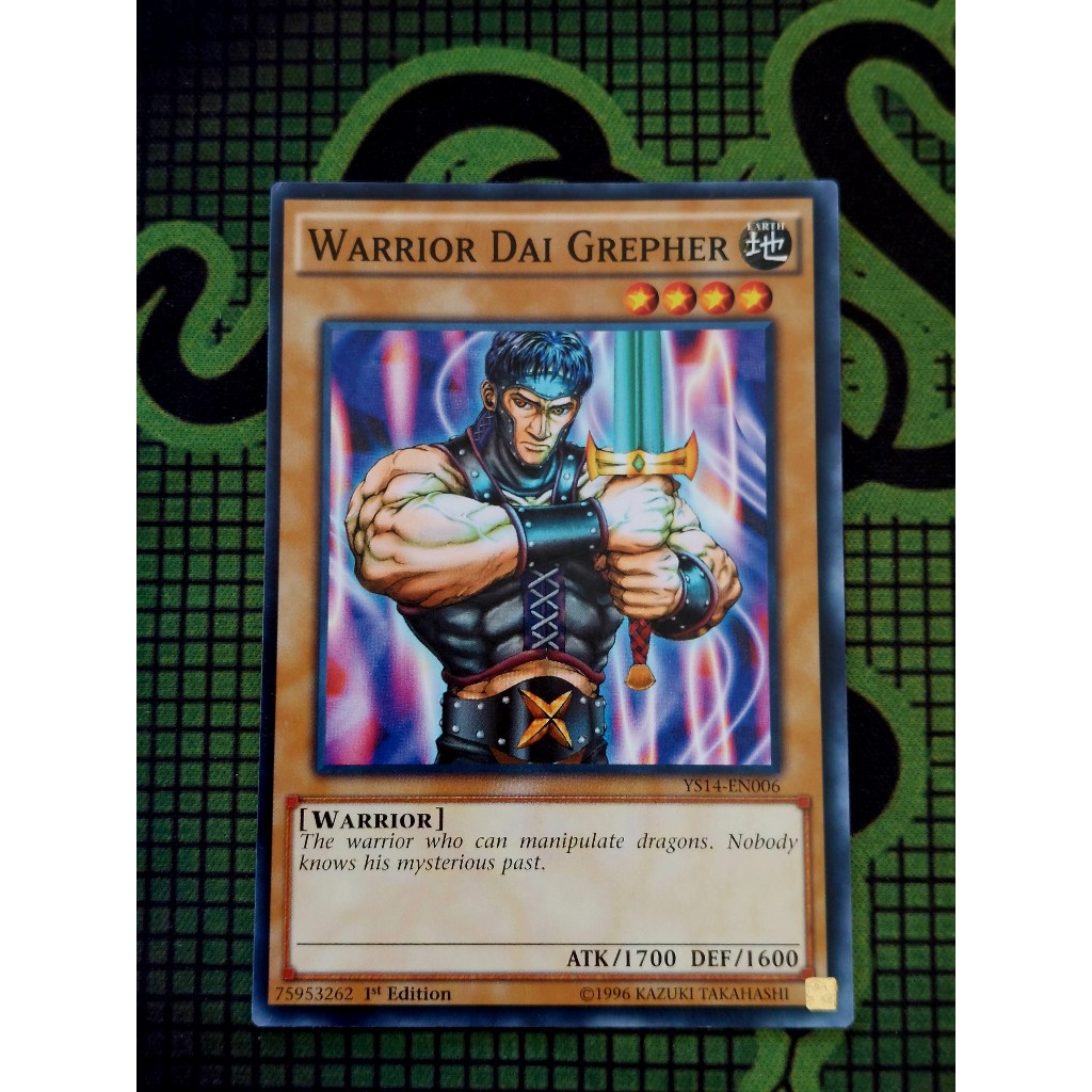 Thẻ Bài Yugioh Monster Warrior Dai Grepher YS14-EN006