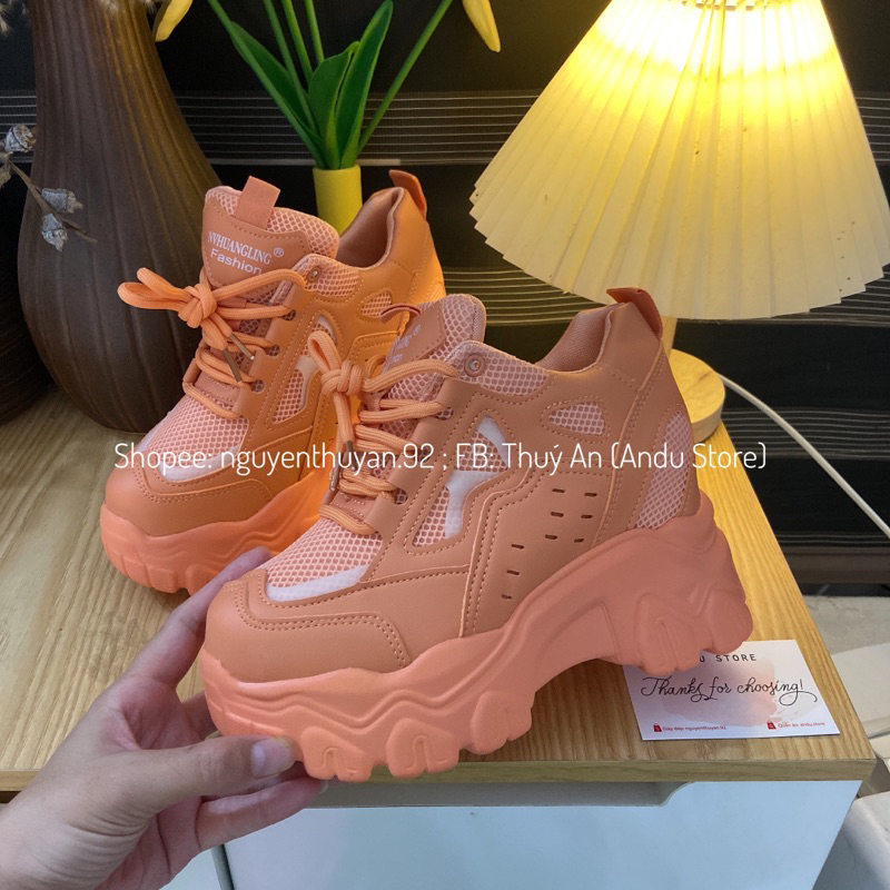 Giày thể thao cao cấp độn đế 10cm⚡️ANDU STORE⚡️