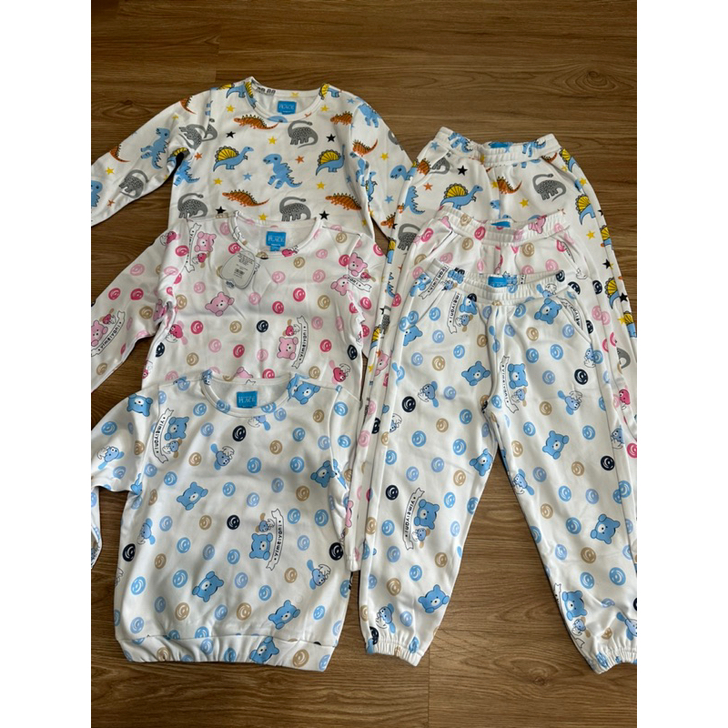 CHÍNH HÃNG - Bộ thu đông nỉ bông cho bé trai bé gái hãng Place