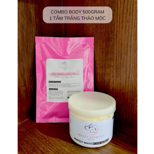 COMBO BODY 500GRAM + 1 SET TẮM TRẮNG