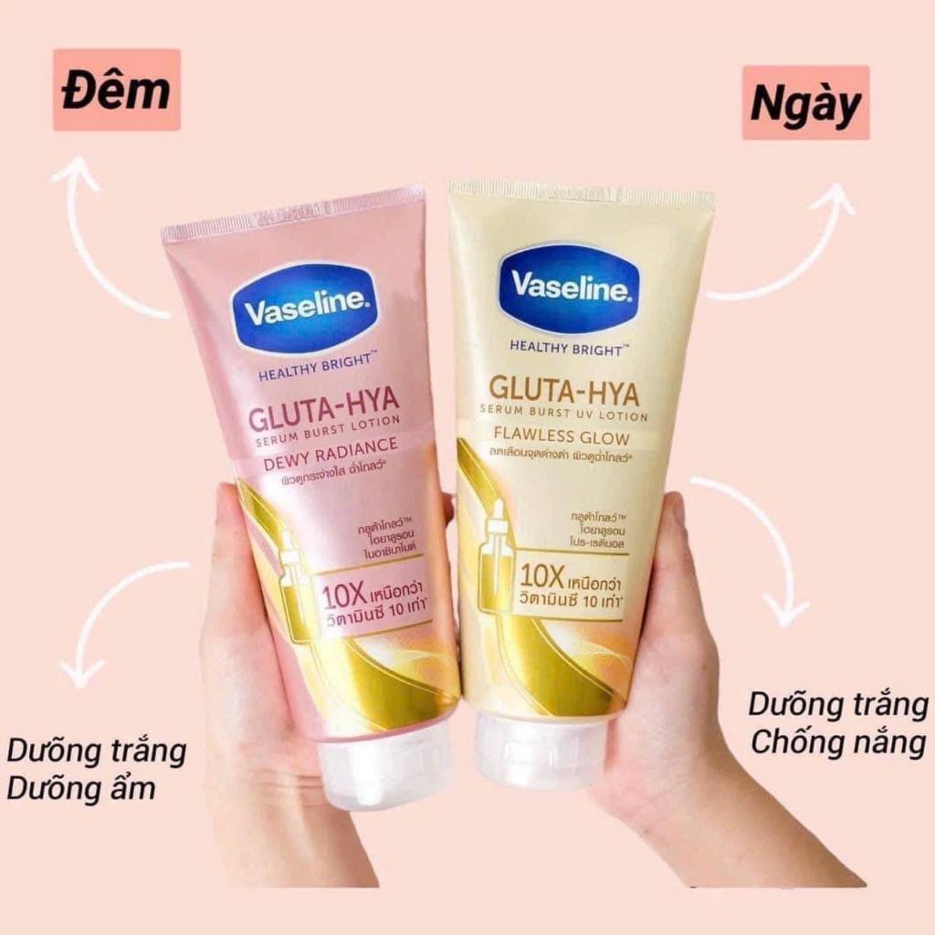 Sữa dưỡng thể Vaseline X10 serum gluata hya 300ml