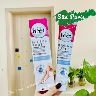 Kem tẩy lông Veet mina creme normal skin body&legs nội địa pháp, cho làn da sạch, mịn màng và an toàn _Sữa Paris Aderma