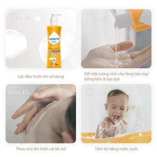 [DATE MỚI] Sữa Tắm Gội Lactacyd 500ml Cho Bé