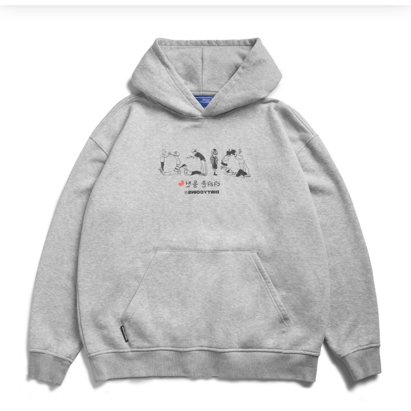 Áo Hoodie DirtyCoins Chingu Form Rộng Mũ Trùm Vải Nỉ Bông Cao Cấp
