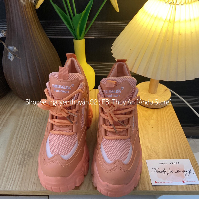 Giày thể thao cao cấp độn đế 10cm⚡️ANDU STORE⚡️