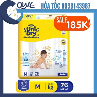 Tã dán unidry size s54/m46/l40/xl38/m76/l68/xl62 mẫu mới
