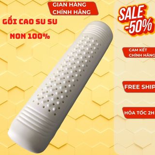 Gối ôm cao su non 30x100 cao cấp  - Gối Ôm Cao Su Non Cao Cấp Siêu Đàn Hồi Cỡ Lớn- ôm cao su nằm cao su