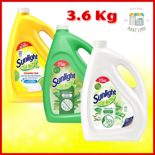 Nước rửa chén sunlight thiên nhiên 3.6 kg chính hãng